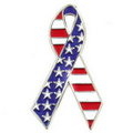 Stars & Stripes Ribbon Lapel Pin